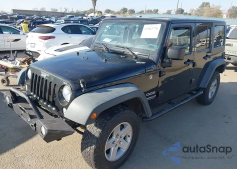 2016 Jeep Wrangler Unlimited Sport from USA, damaged, VIN 1C4BJWDG0GL128120